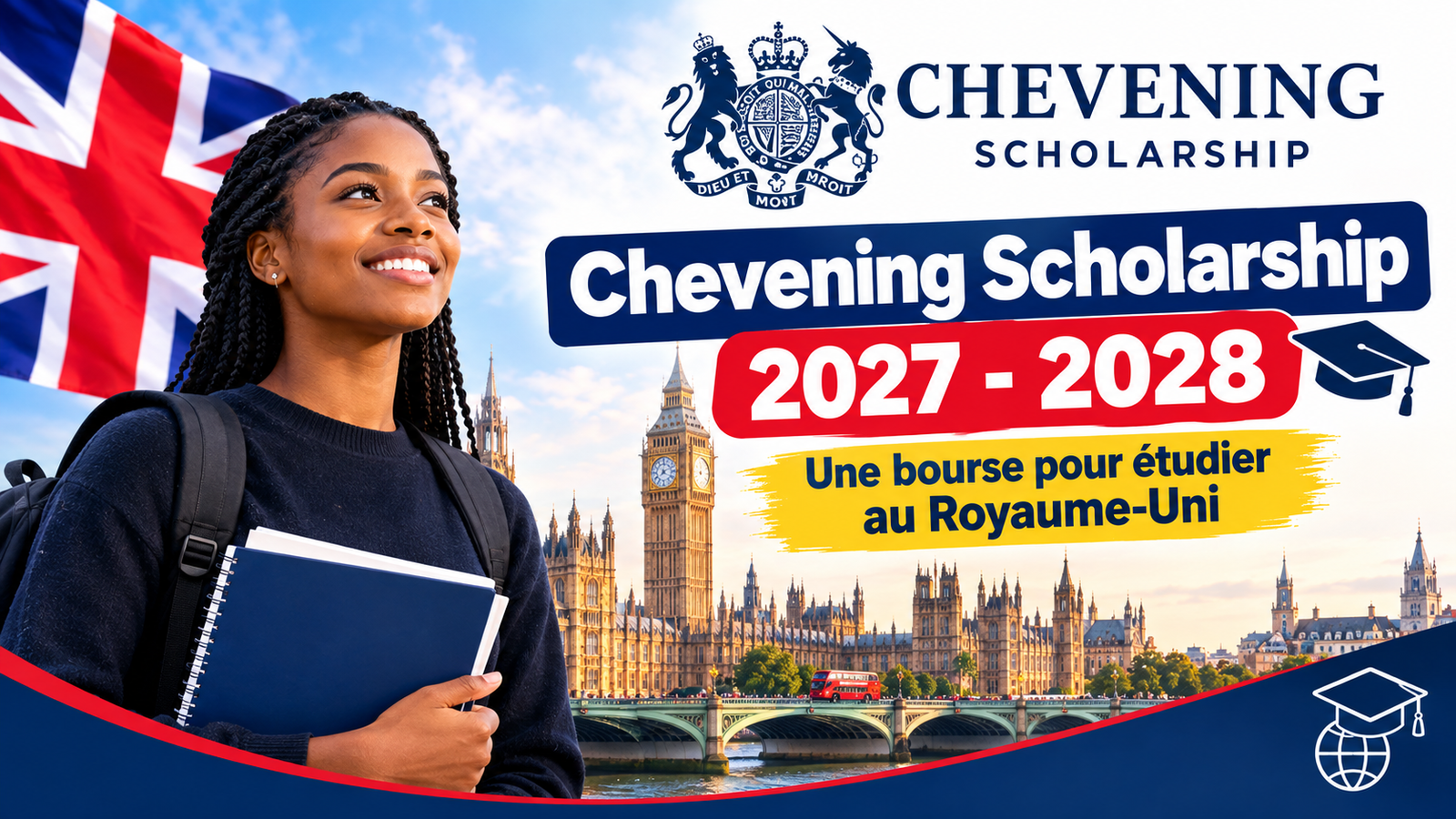 Chevening Scholarship 2027-2028 : une bourse pour étudier au Royaume-Uni